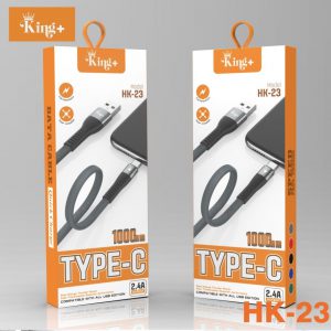 کابل شارژر کینگ پلاس HK-23 kingplus